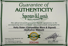 Load image into Gallery viewer, KELLY SLATER Competition Worn & Signed QUIKSILVER Wetsuit