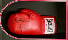 Load image into Gallery viewer, SUGAR RAY LEONARD, ROBERTO DURAN, THOMAS HEARNS & MARVIN HAGLER, “Four Kings” Signed Boxing Glove Display2