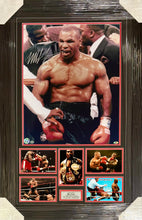 Load image into Gallery viewer, MIKE TYSON Signed 16”x20” Photo Collage Display