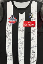 Load image into Gallery viewer, COLLINGWOOD “2010 Premiers” Team Signed Jumper Display