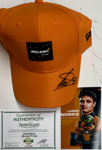 Load image into Gallery viewer, LANDO NORRIS Signed McLaren F1 Cap