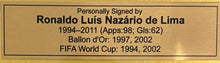 Load image into Gallery viewer, RONALDO Signed Brazil Jersey Display