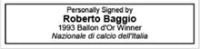 Load image into Gallery viewer, Roberto Baggio signed