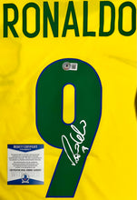 Load image into Gallery viewer, Beckett-certified Ronaldo Nazário signed Brazil jersey