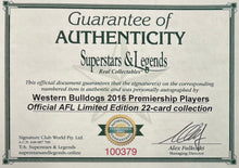 Load image into Gallery viewer, Official AFL Premiership team signed cards