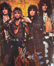 Load image into Gallery viewer, MOTLEY CRUE - VINCE NEIL, TOMMY LEE & NIKKI SIXX Signed Photos & Record Collage Display
