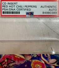 Load image into Gallery viewer, RED HOT CHILI PEPPERS - ANTHONY KIEDIS, FLEA, CHAD SMITH & JOHN FRUSCIANTE Signed CD Inner Display