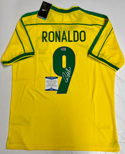 Load image into Gallery viewer, Ronaldo Luís Nazário signed Brazil 1998 World Cup jersey