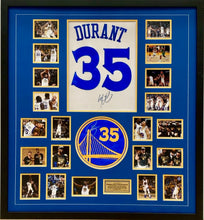 Load image into Gallery viewer, Stephen Curry signed NBA jersey display