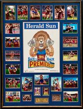 Load image into Gallery viewer, BRISBANE LIONS “2025 Premiers” Team Signed Photos & Poster Collage Display