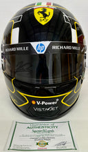 Load image into Gallery viewer, CHARLES LECLERC Signed Scuderia Ferrari F1 Race Helmet