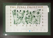Load image into Gallery viewer, The Final Frontier 2004 Border-Gavaskar Trophy signed print
