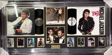 Load image into Gallery viewer, MICHAEL JACKSON & QUINCY JONES Signed Photos & Album LP Display