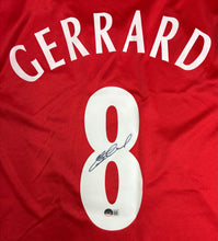 Load image into Gallery viewer, Steven Gerrard Signed Liverpool Jersey Display
