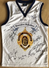 Load image into Gallery viewer, Unframed SKILTON MURRAY MOSS QUINLAN DIPIERDOMENICO WILLIAMS LIBERATORE WYND WANGANEEN HIRD GOODES SWAN Signed "Brownlow Medallists" Jumper