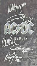 Load image into Gallery viewer, AC/DC signed song lyrics collage