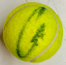 Load image into Gallery viewer, CARLOS ALCARAZ Signed Tennis Ball & Photo Collage Display