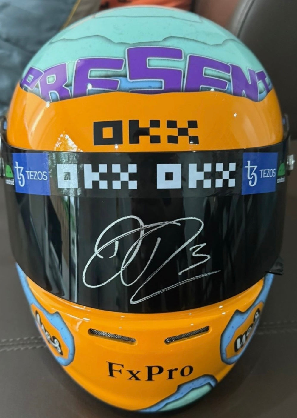 Daniel ricciardo hot sale signed helmet