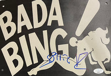 Load image into Gallery viewer, Tony Sirico signed photo and bat display