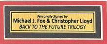 Load image into Gallery viewer, Back to the Future signed photo collage display