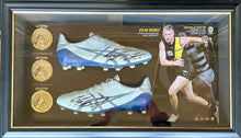 Load image into Gallery viewer, Dylan Grimes signed boots display