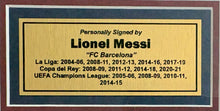 Load image into Gallery viewer, Lionel Messi Signed FC Barcelona Photo Collage Display