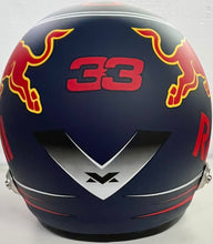 Load image into Gallery viewer, Framed Verstappen-signed collectible helmet display