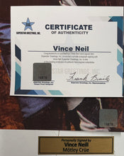 Load image into Gallery viewer, Framed Dr. Feelgood record signed by Vince Neil