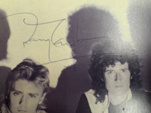 Load image into Gallery viewer, QUEEN - FREDDIE MERCURY, BRIAN MAY,ROGER TAYLOR & JOHN DEACON Signed “The Works” Vinyl LP Collage Display