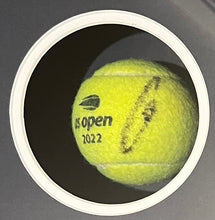 Load image into Gallery viewer, Alcaraz's signature on US Open memorabilia