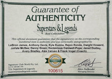 Load image into Gallery viewer, LA LAKERS “2020 NBA Champions” Team Signed Floor Board & Photo Collage Display