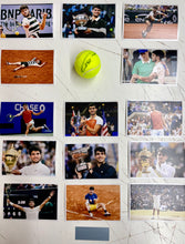 Load image into Gallery viewer, CARLOS ALCARAZ Signed Tennis Ball & Photo Collage Display