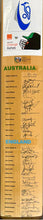 Load image into Gallery viewer, Australia v England 2002/03 Ashes Series Teams Signed Cricket Bat Display