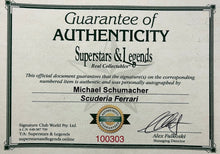 Load image into Gallery viewer, Michael Schumacher collectible Ferrari display item
