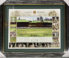 Load image into Gallery viewer, Shane Warne Signed First Wicket Limited Edition Print