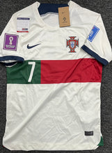 Load image into Gallery viewer, Cristiano Ronaldo Signed 2022 World Cup Portugal Jersey