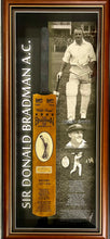 Load image into Gallery viewer, Cricket collectibles Bradman Warne bat