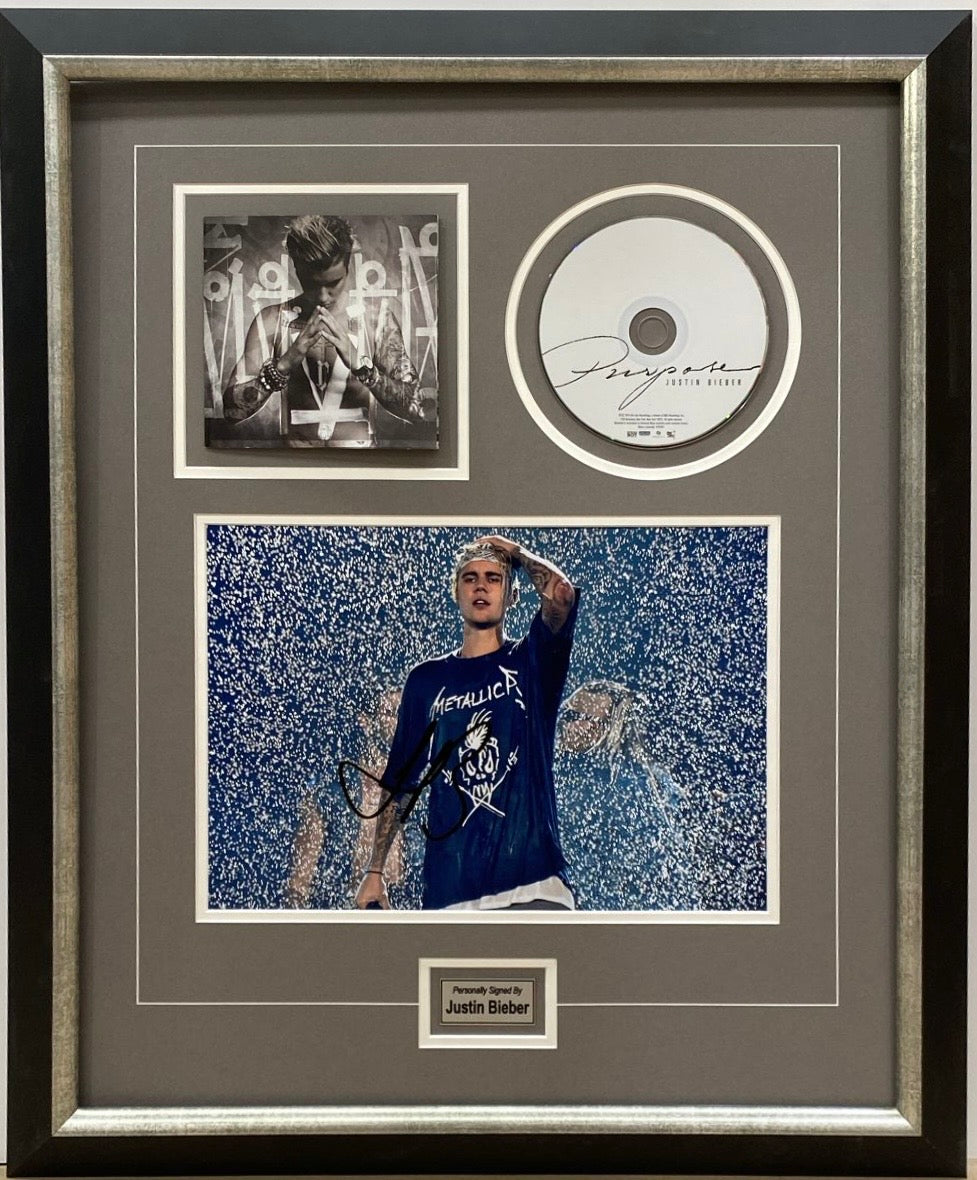 JUSTIN BIEBER signed autographed photo COA Hologram