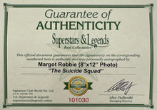 Load image into Gallery viewer, Margot Robbie Signed Autograph Photo Display
