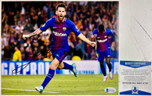 Load image into Gallery viewer, Lionel Messi Signed FC Barcelona Photo Collage Display