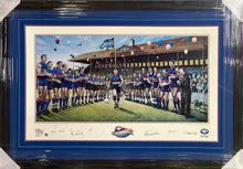 Load image into Gallery viewer, Western Bulldogs Team of the Century signed display