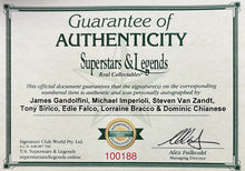 Load image into Gallery viewer, Signed photo of The Sopranos cast