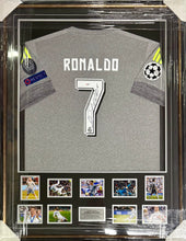Load image into Gallery viewer, CRISTIANO RONALDO Signed Real Madrid Jersey Display