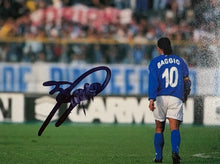 Load image into Gallery viewer, Signed Roberto Baggio Italy national team photo