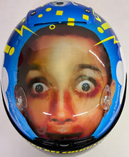 Load image into Gallery viewer, 9-time champion Valentino Rossi signed helmet display