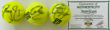 Load image into Gallery viewer, ROGER FEDERER, RAFAEL NADAL & NOVAK DJOKOVIC Signed Tennis Balls in Display Box