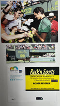 Load image into Gallery viewer, Roger Federer autographed tennis memorabilia