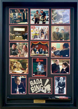Load image into Gallery viewer, THE SOPRANOS - JAMES GANDOLFINI & CAST Signed Baseball Bat & Photo Collage Display