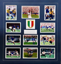 Load image into Gallery viewer, Roberto Baggio signed Italy photo collage display