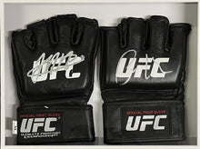Load image into Gallery viewer, Khabib Nurmagomedov signed UFC gloves display